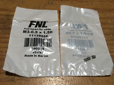 Free Running Wire Insert  M3-0.5 x 1.5D 18-8 S/S Qty: 6