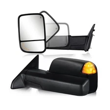 Towing Mirrors for 2009-2018 Dodge Ram 1500,2010-2018 Ram 2500 3500, Ram Clas...