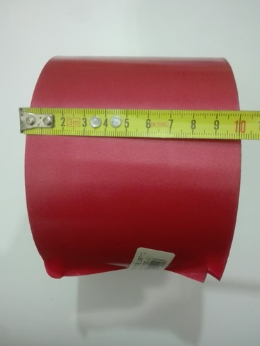 Nastro rosso in PVC lucido mt.100 x cm. 10 party feste occasioni art.2718 - Imagen 3 de 10