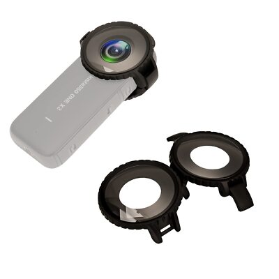 for Insta360 ONE X2 Camera Lens Protective Cover Lens Guards Waterproof10m Set