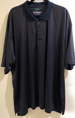 Skins Game Bamboo Charcoal Golf Shirt Size 4XB Performance Dry Ply Black