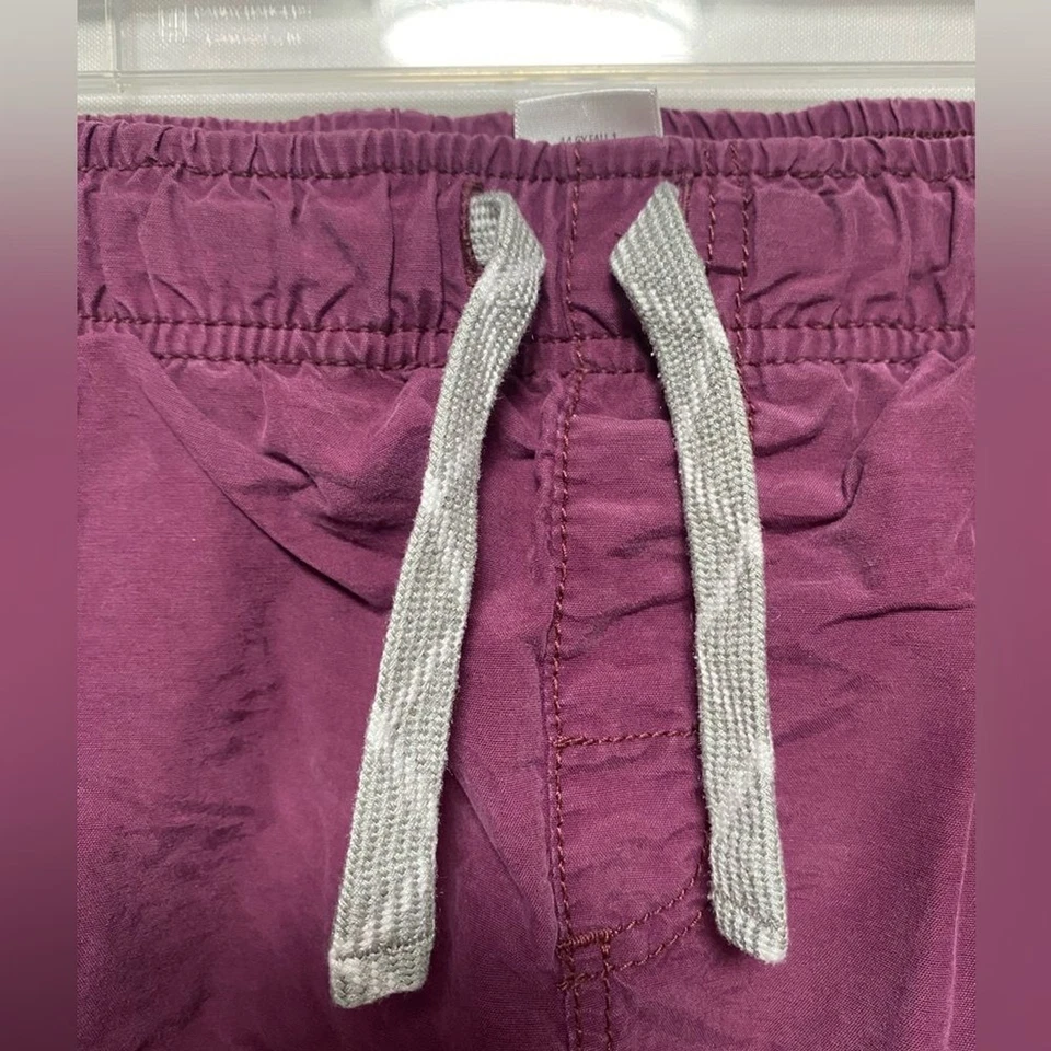 Pantalones forrados para niños GYMBOREE borgoña y gris talla 7 Foto 3 de 4