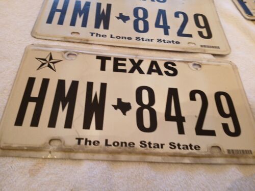 Vintage TEXAS License Plate # HMW 8429 fun wall decor - Picture 3 of 5