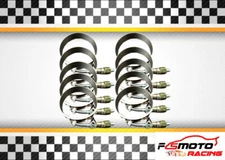 2''/2.25''/2.5''/3"/4'' inch Turbo Hose Coupler T-bolt Clamps Stainless Steel