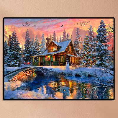 5D DIY Diamond Arts Kits Berghaus Diamond Painting komplett für Erwachsene Kinder