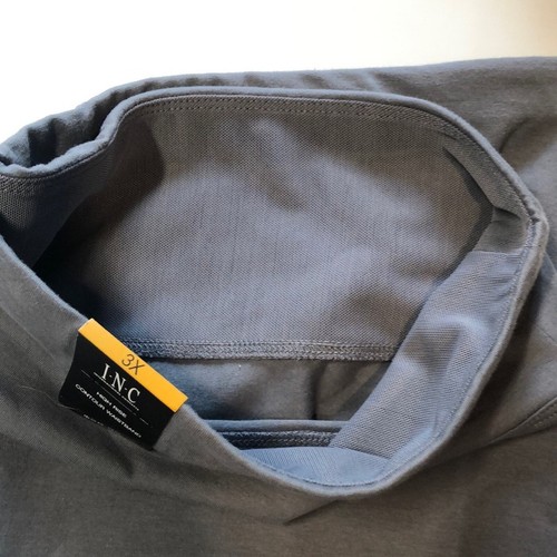 Pantalones cortos de motociclista INC International Concepts gris liso, talla XXXL - Imagen 5 de 5