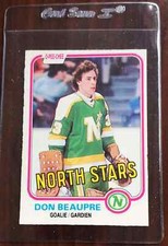 1981-82 O-pee-chee #159 Don Beaupre RC Minnesota North Stars