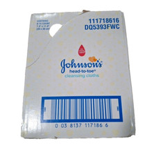 Johnson  s Head-to-Toe Baby Cleansing Cloths 6x15ct   Hypoallergenic Wipes