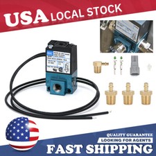 MAC 3 Port Electronic Boost Control ECU Solenoid Valve 12V 5.4W 1/8''BSPP PWM