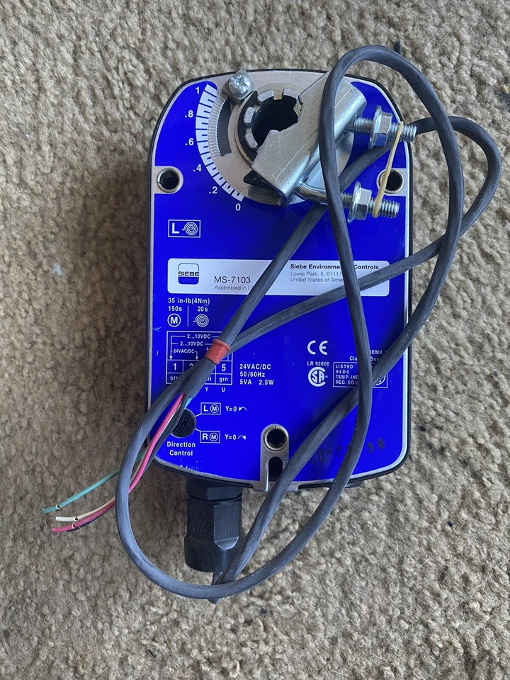 Siebe MS-7103 Spring Return Actuator (365) - Image 2 of 3