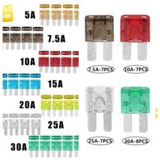 Micro2 Blade Fuses Assorted Kit Car Truck 30A 25A 20A 15A 10A 7.5A 5A 50/100pcs