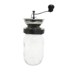 Lehman's Manual Coffee Grinder with Mason Jar, Hand Crank, Standard Grind
