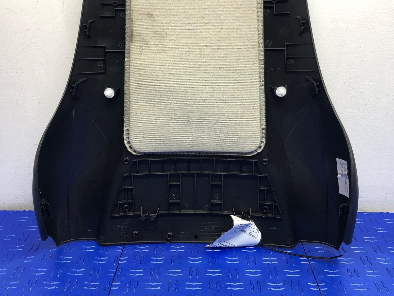 2014-2020 BMW I8 FRONT LEFT SEAT BACK TRIM PANEL COVER BLACK OEM 2015 2016 2017
