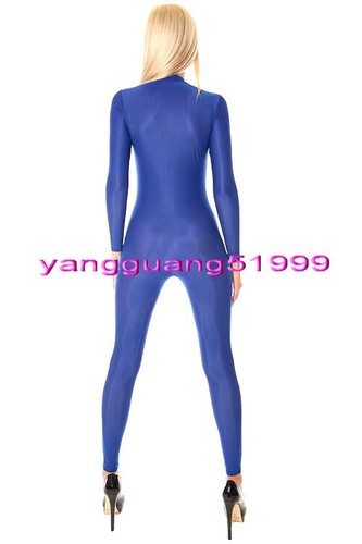 Unisex Spandex Silk Body Suit Catsuit Costumes Sexy Women Tights Bodysuit F156 - Picture 17 of 17