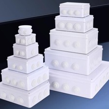Caja de conexiones impermeable gabinete terminal cable eléctrico conector exterior IP65