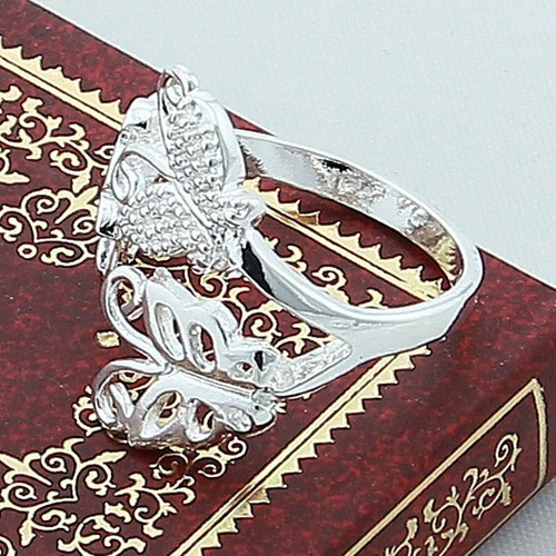 Butterfly Hollow Opening Ring Women's Delicate； eBay