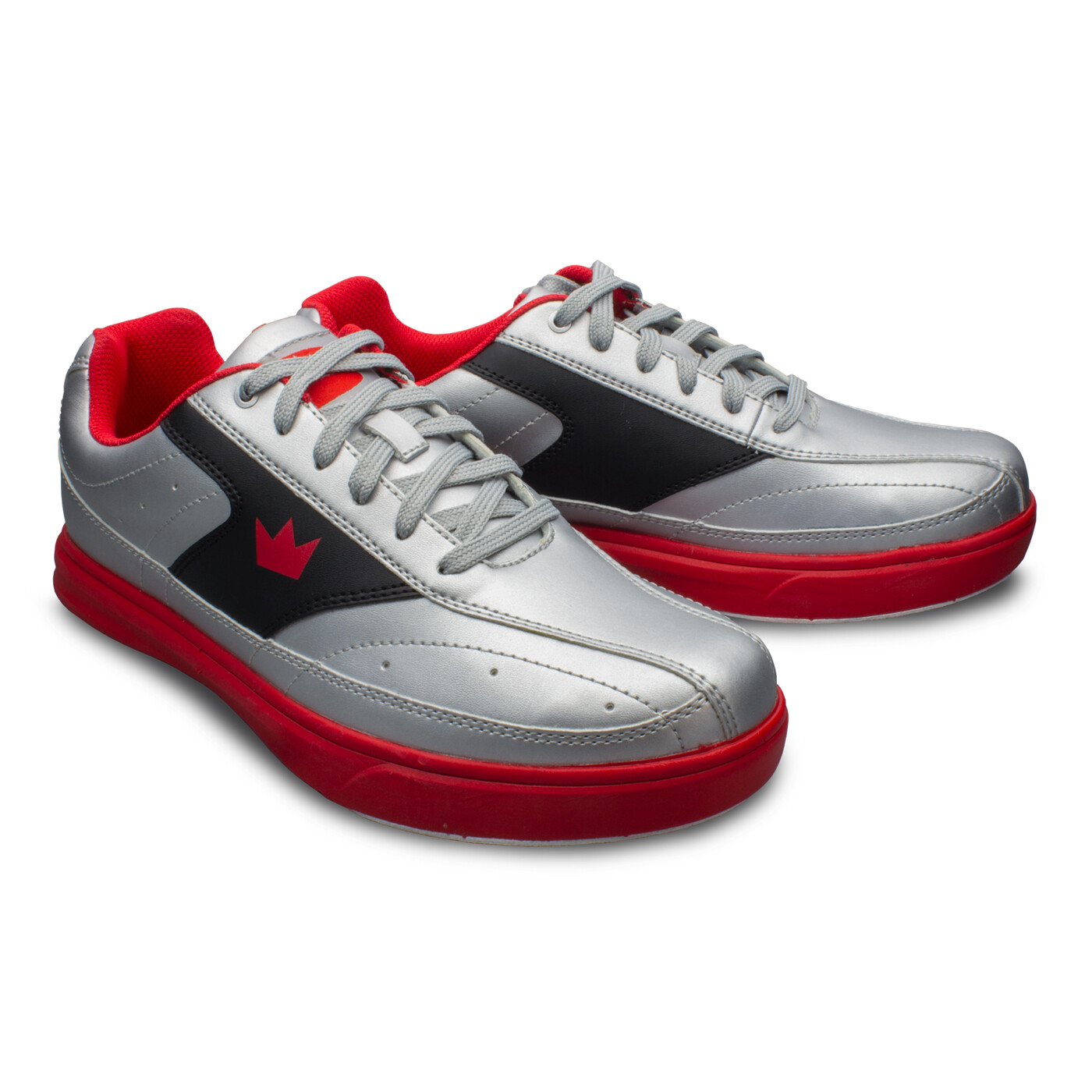 Brunswick Renegade Bowling Shoes Silver Red eBay