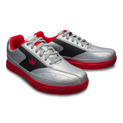 Brunswick Renegade Bowling Shoes Silver Red