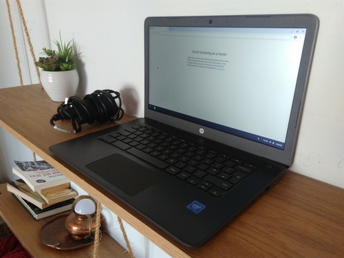 HP Chromebook 14-ca050sa 14" (32GB, Intel Celeron N3350, 4GB) Laptop Chrome OS