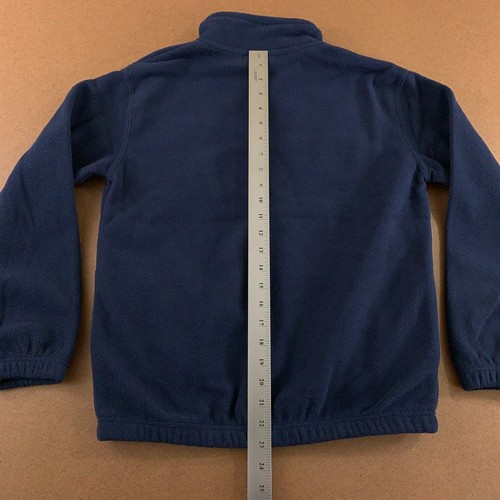Premium Wear Youth Large (14/16) Navy Polar Fleece Full Zip Sweatshirt NWT - Picture 7 of 8