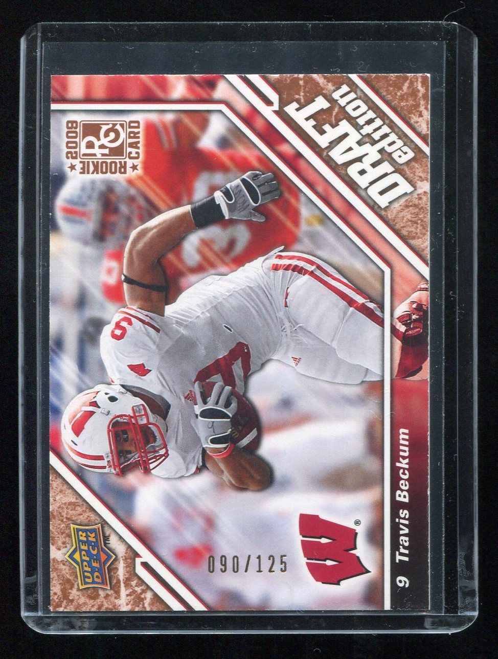Travis Beckum Upper Deck Draft Edition #35 Bronze