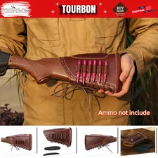 Left Handed Recoil Pad Rifle Cheek Riser Gun Ammo Holder Buttstock Cover in USA