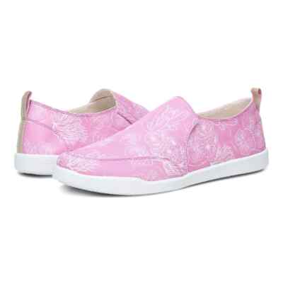 Vionic Womens size 8 Malibu Jellyfish Print Pink Podiatric-recommended Shoes NEW