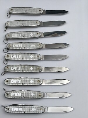 14x COMPLETE COLLECTION Victorinox ALOX SOLDIER OLD CROSS KL