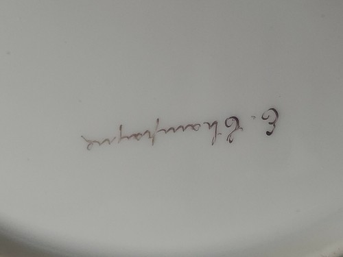 MZ Austria Plate Signed E. Champayne - Picture 4 of 6