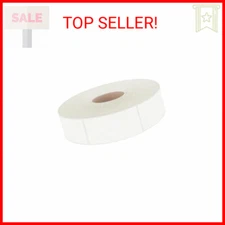 600 PCS White Rectangular Stickers, Blank Write On Labels Self-Adhesive Stickers