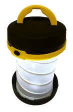 2 x FOLDING POP UP CAMPING LED LANTERN TRAVEL HANGING LIGHT caravan boat