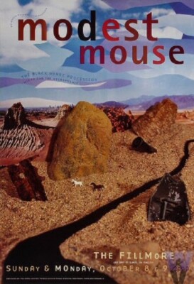 Modest Mouse Concert Poster 2000 F-424 Fillmore