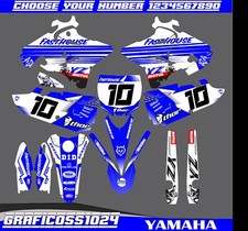 KIT GRAPHIQUE DECALS DECO 2015-2021 YAMAHA YZ125 YZ250 2019 2018 2017