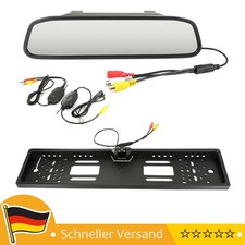 Funk Rückspiegel mit Monitor Nachtsicht HD Weitwinkel IR Wasserdichte 170°