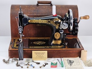 HeavyDuty 1937 Singer 28k Sewing Machine Serviced Warranty for Leather Fabric