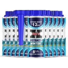 REV X Distance+ Winter Diesel Fuel Treatment - 8 fl. oz. (12 Pack)