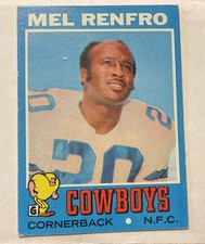 1971 Topps Mel Renfro #118 Dallas Cowboys