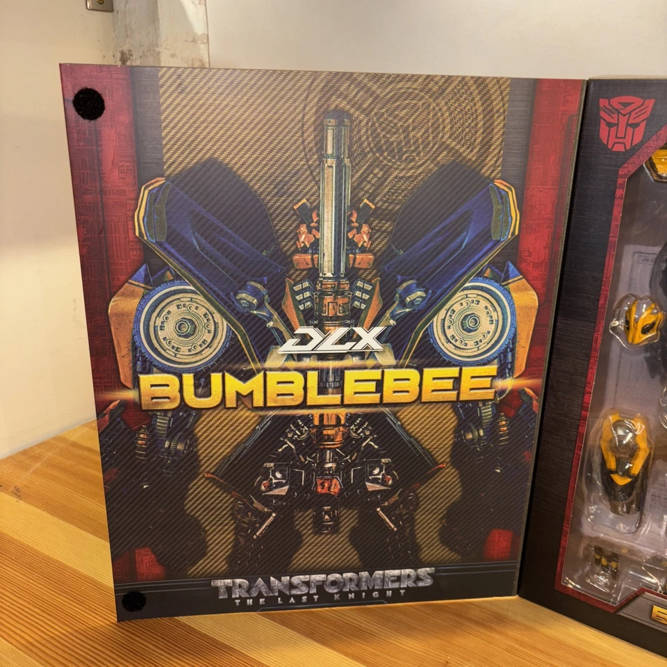 Transformers Bumblebee The Last Knight ThreeZero DLX  8.5 in Action Figure NEW - Image 3 of 4