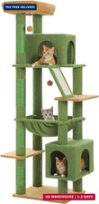 71 Cactus Cat Tree Tower for Large Cats Green...
