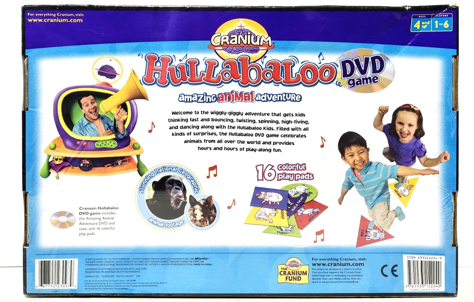 Cranium - "Hullabaloo" DVD Game - 2005 Edition - Ages 4+ - New/Sealed - Image 2 of 4