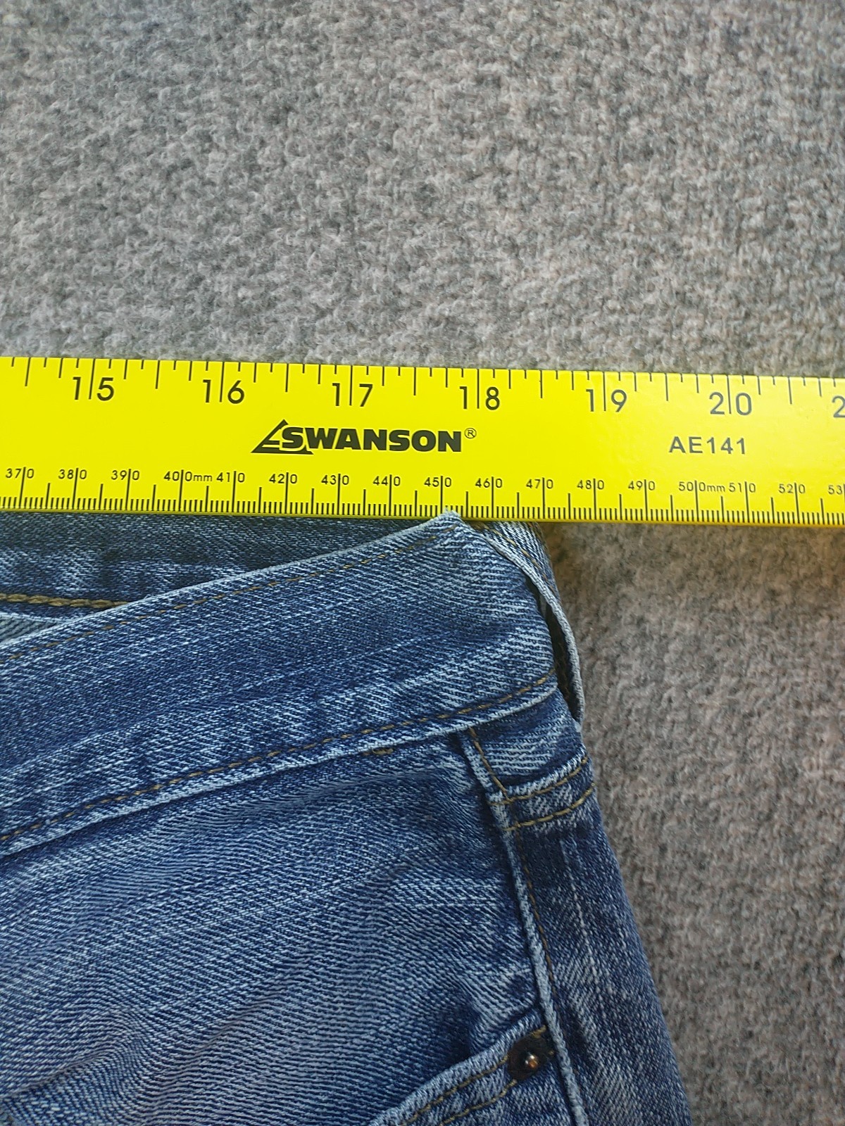 Signature by Levi Strauss & Co Men's Jeans 36x27 Regular Straight Fit Denim Work