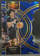 2023-24 Panini Select Premier Level Anthony Black Blue Prizm Die-Cut /249 Magic