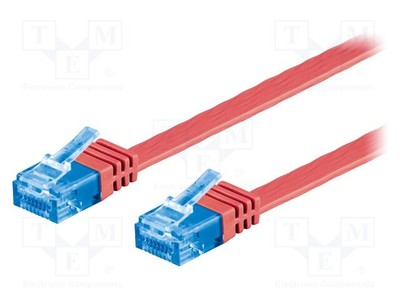 Patch cord RJ45-Stecker,beiderseitig Line Cu 6a U/UTP PVC