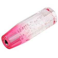 Stick Shift Knob Universal Aluminum Manual Gear Shift Collars White Pink 20CM 