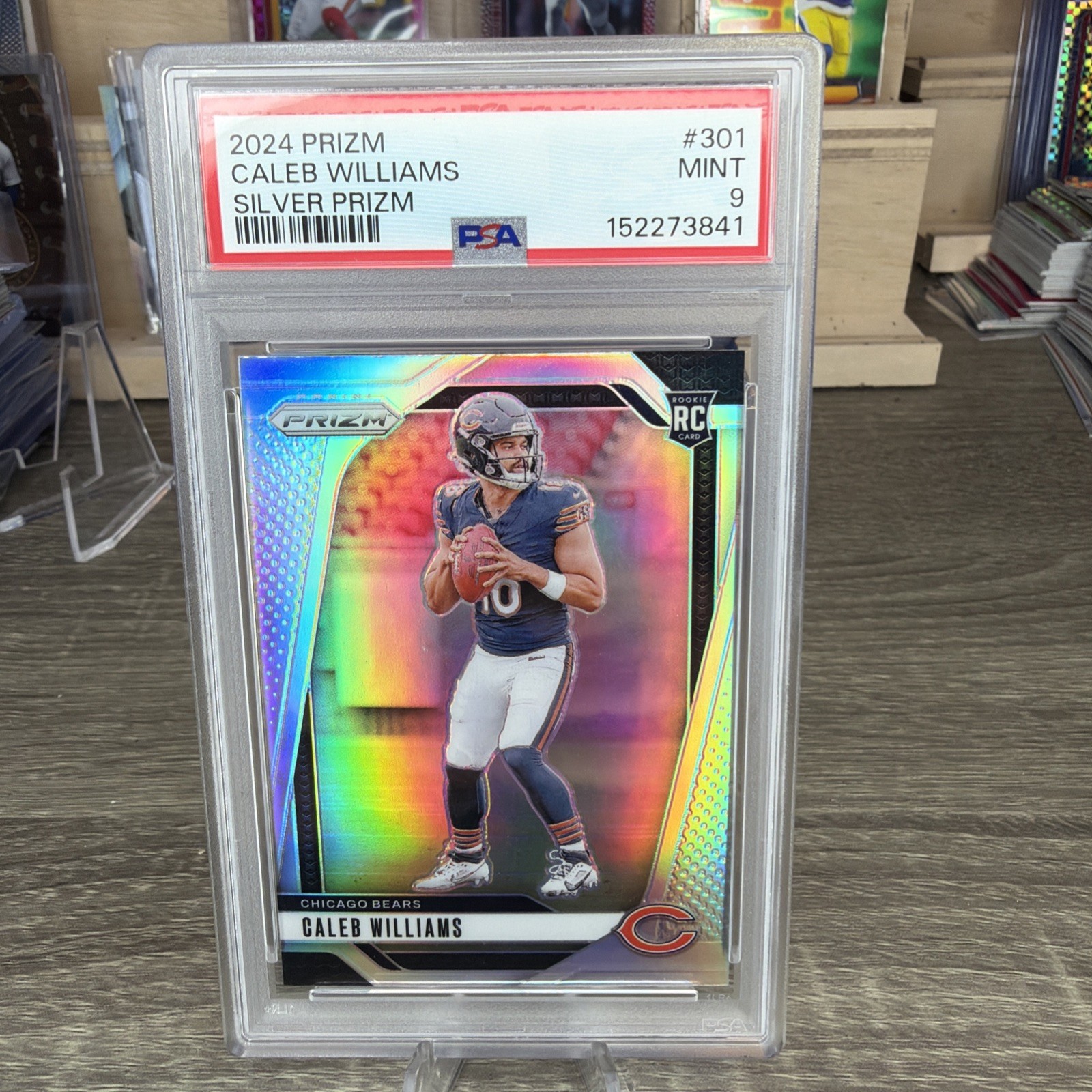 2024 Prizm - Rookie Caleb Williams Silver Prizm #301 PSA 9