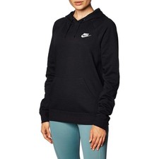 Nike Women's Hoodie NSW Fleece Long Sleeve Athletic Sportswear Essential Hoodie