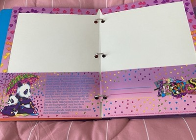 Vintage Lisa Frank Fantasea Castle Tri -Fold Binder Trapper Keeper