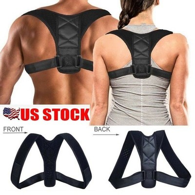 Adjustable Posture Corrector Back Shoulder Support Correct Brace Belt Men Women