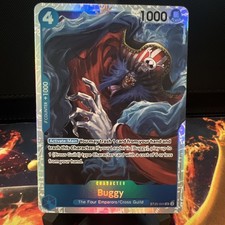 One Piece TCG Buggy ST25-004 Super Rare Blue Starter Deck