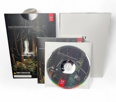 Adobe Photoshop Lightroom 5 Software DVD w/Serial Unknown Redemption Code Status